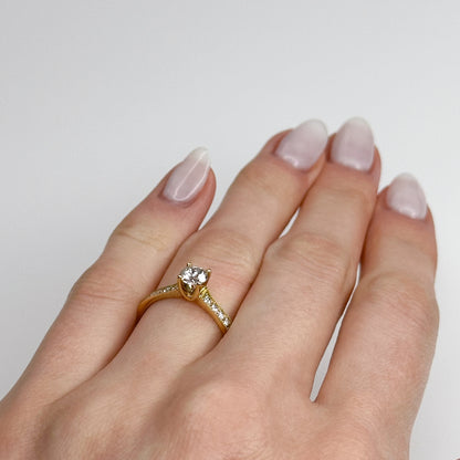 0.50ct Diamond Ring in Yellow Gold