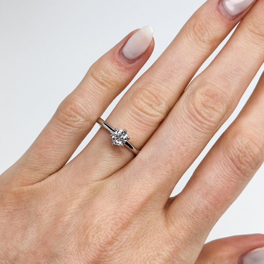 0.60ct GIA Diamond Engagement Ring in Platinum