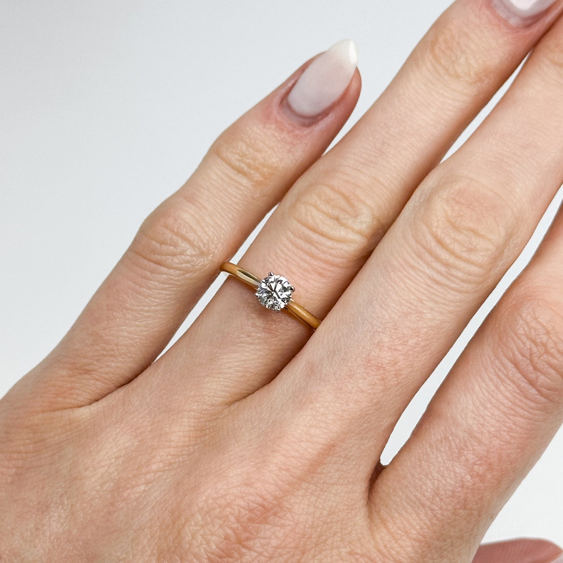 0.50ct GIA Diamond Ring in Yellow Gold