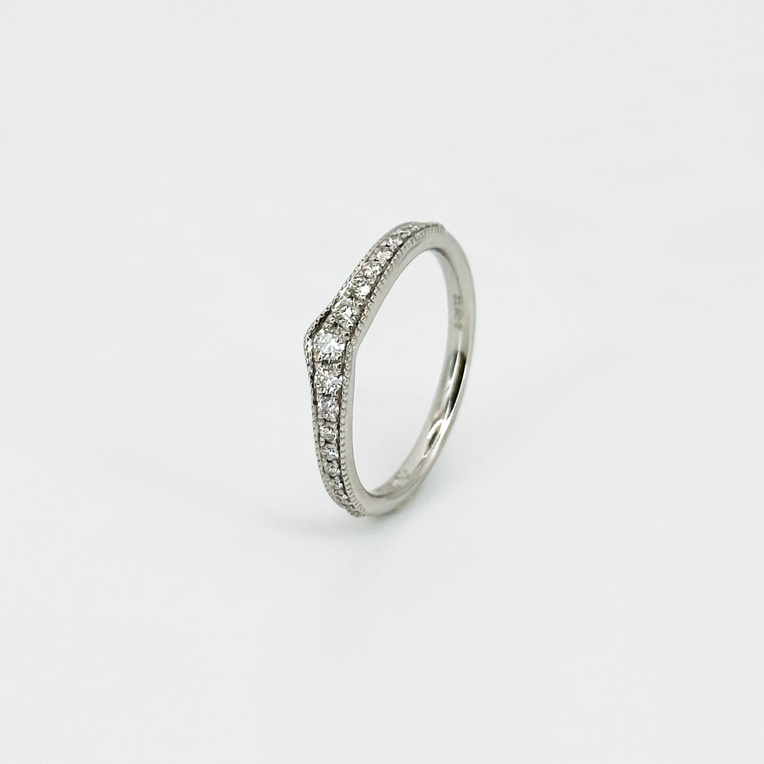 Platinum Eternity Ring with Diamonds