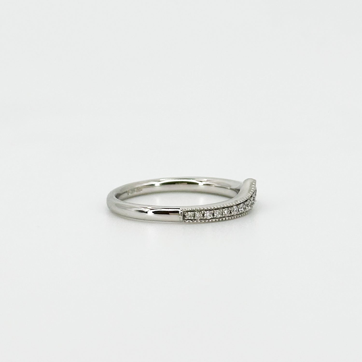 Platinum Eternity Ring with Diamonds