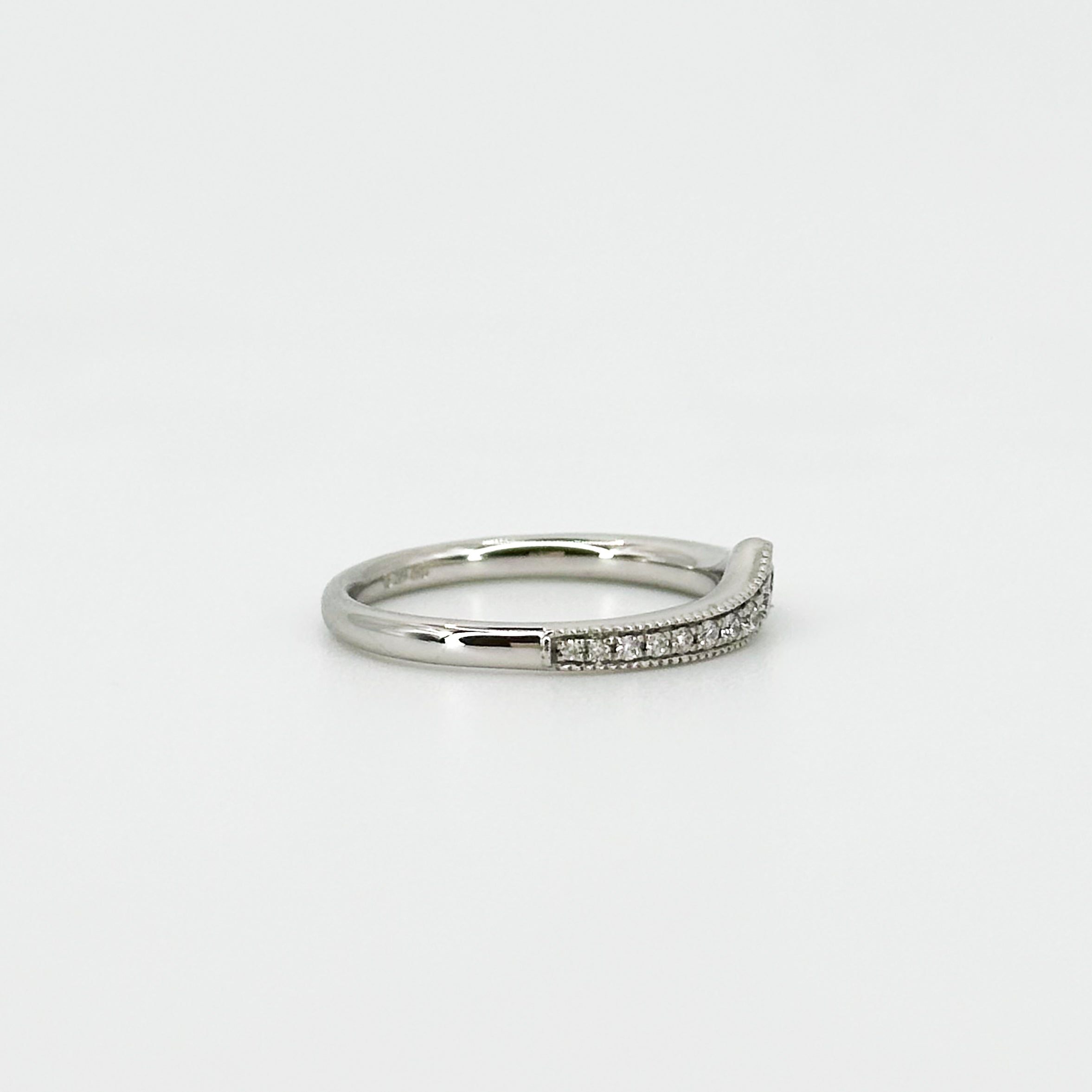 Platinum Eternity Ring with Diamonds