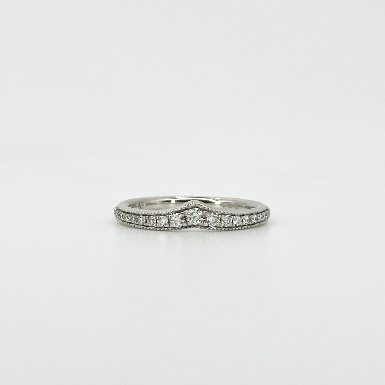 Platinum Eternity Ring with Diamonds