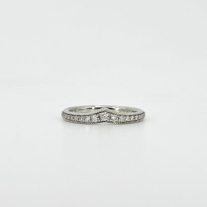 Platinum Eternity Ring with Diamonds