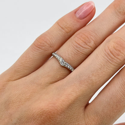 Platinum Eternity Ring with Diamonds