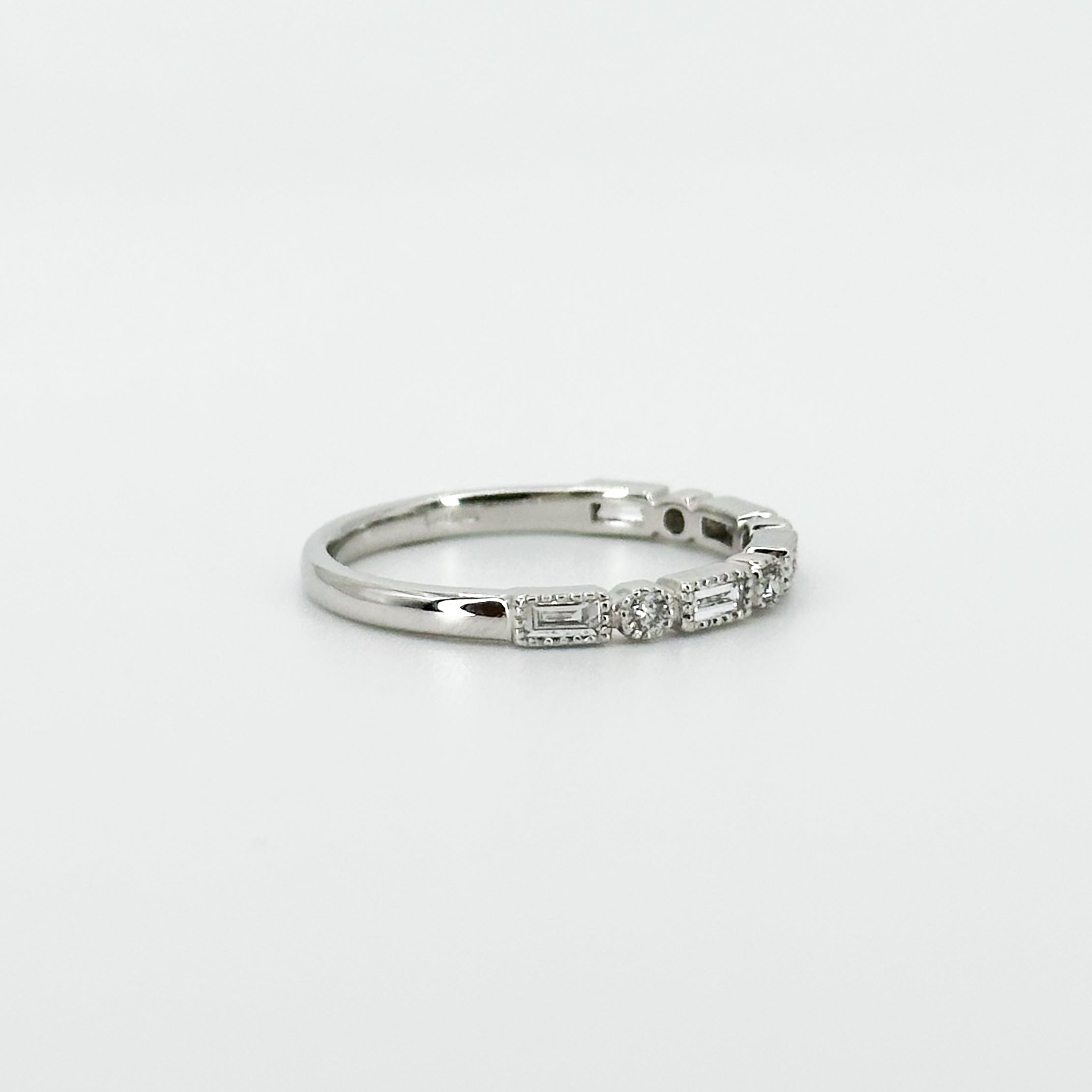 Platinum Eternity Ring with Diamonds