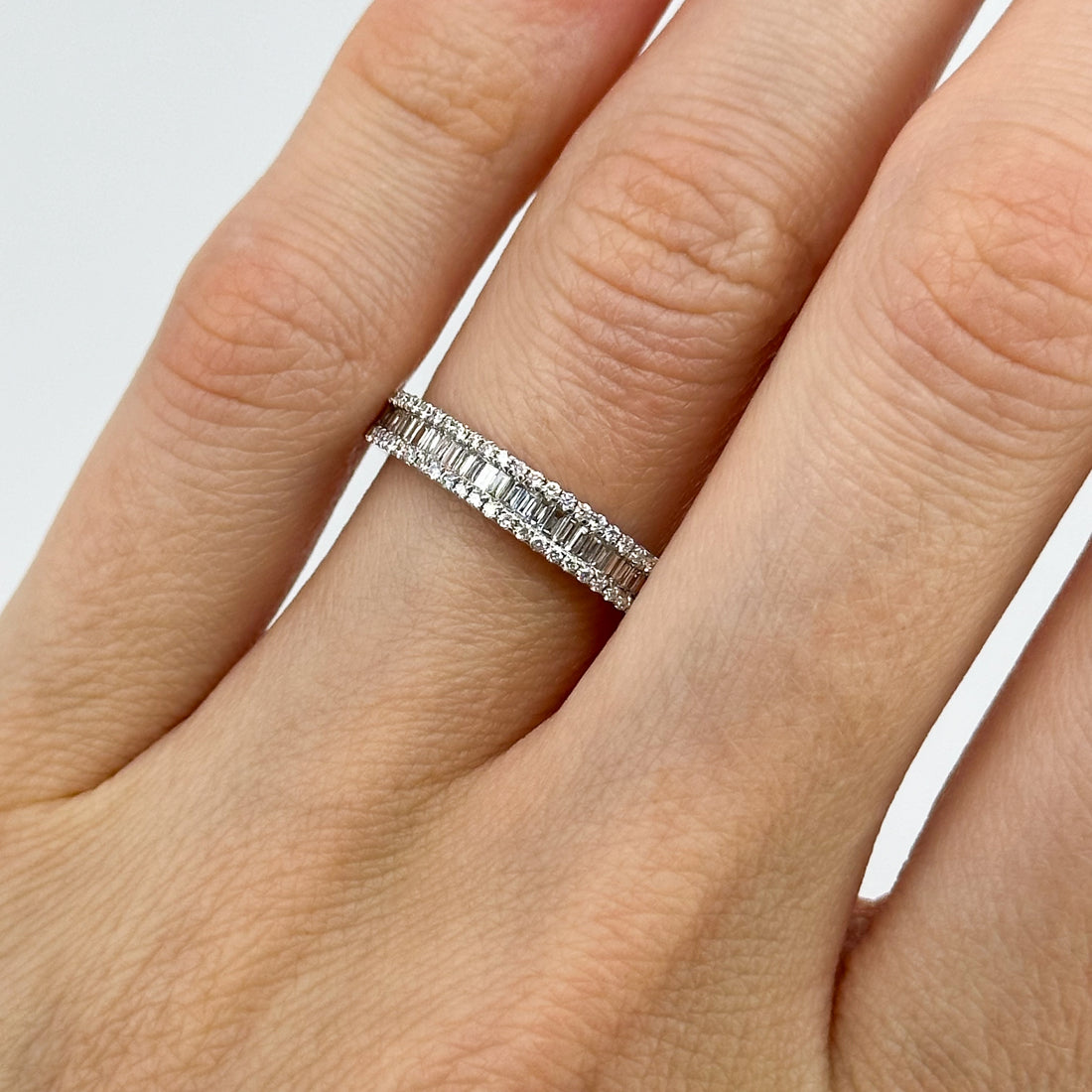 Diamond Eternity Ring in White Gold