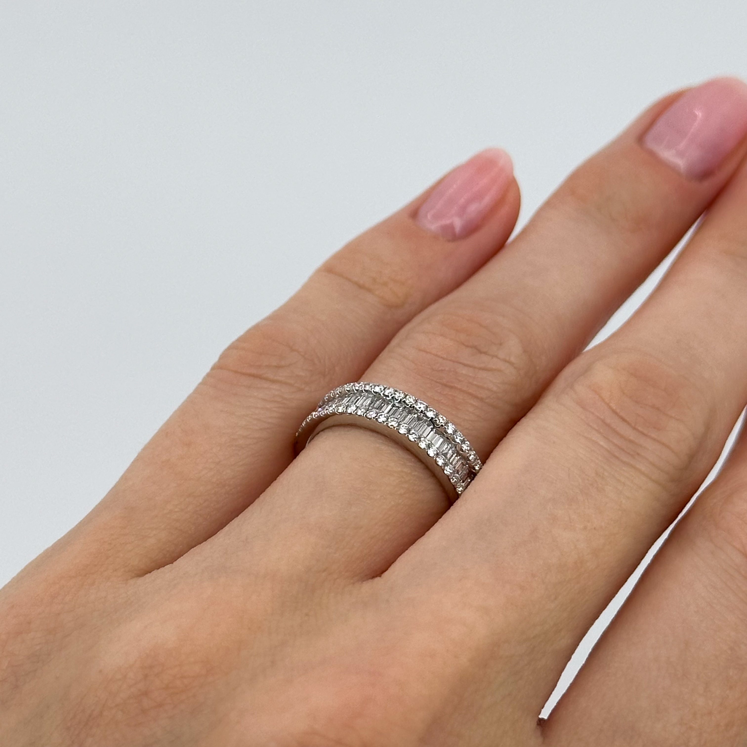 Diamond Eternity Ring in White Gold