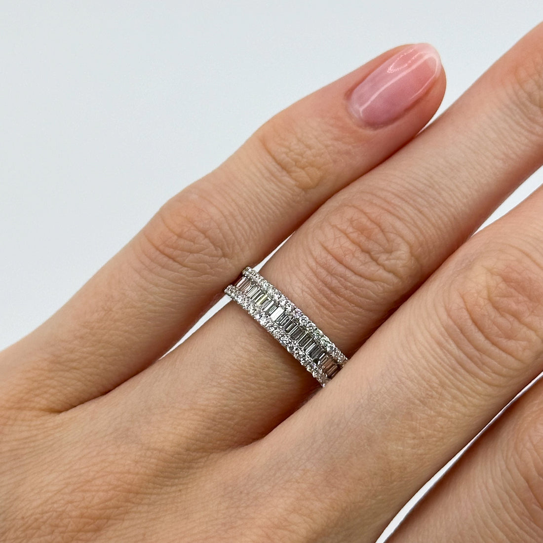 Diamond Eternity Ring in White Gold