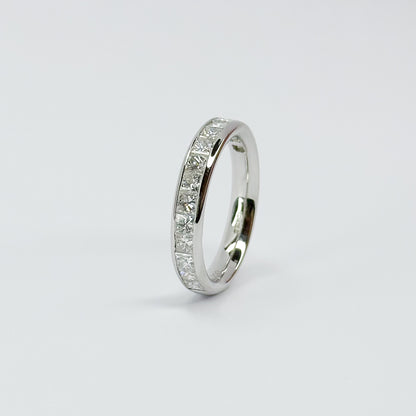 1.35ct Princess Cut Diamond Eternity Ring