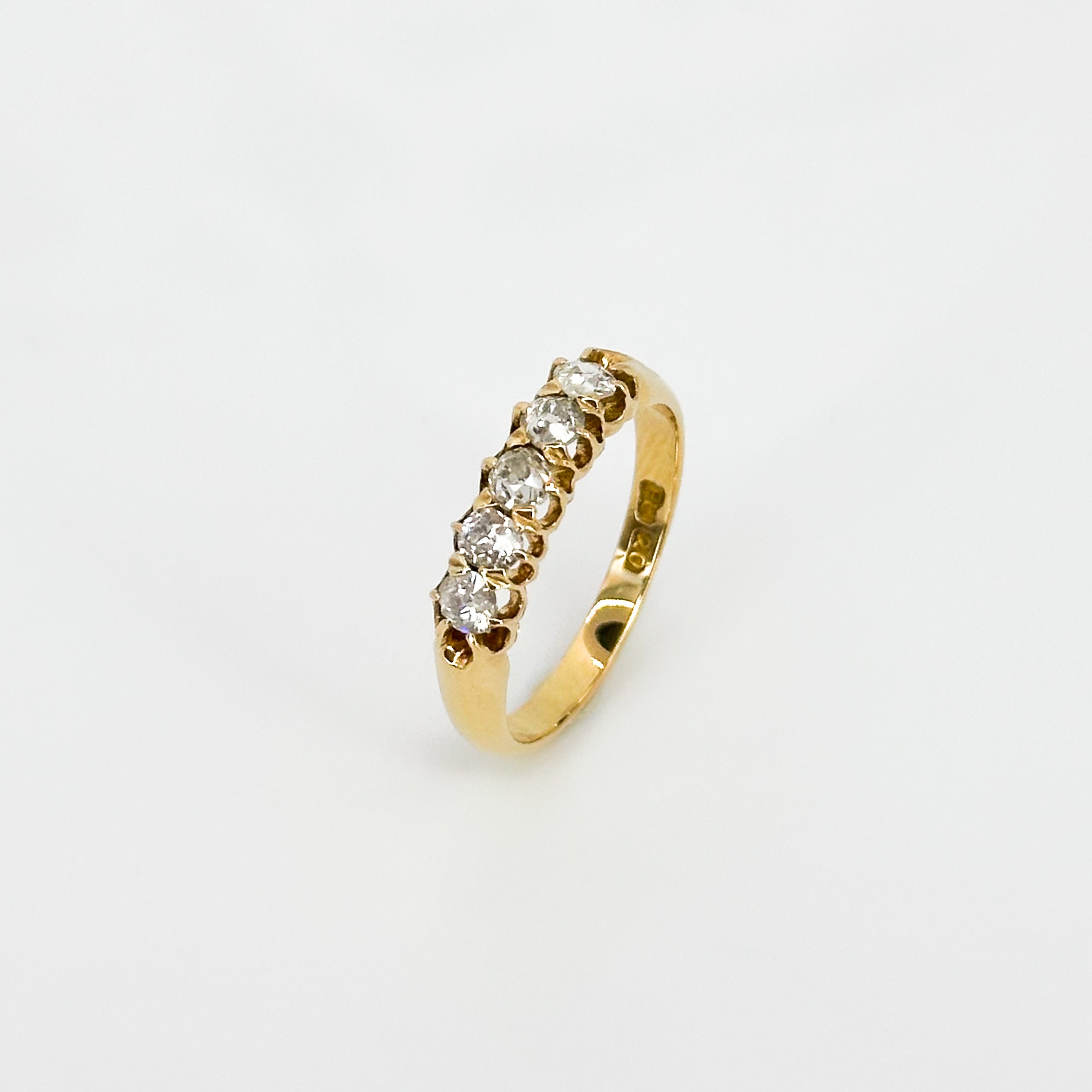 Diamond Eternity Ring with Old Cut Diamonds