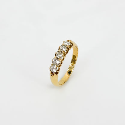 Diamond Eternity Ring with Old Cut Diamonds