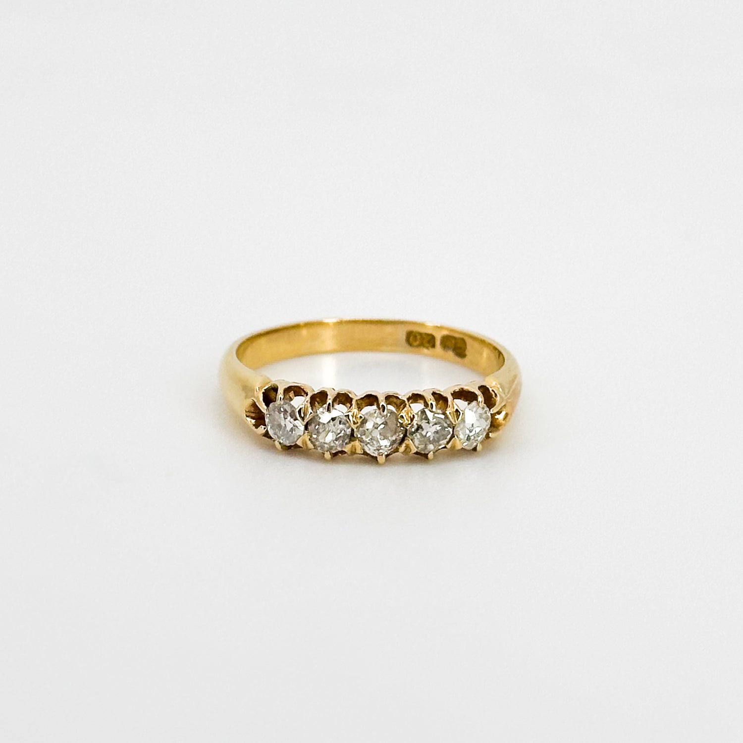 Diamond Eternity Ring with Old Cut Diamonds