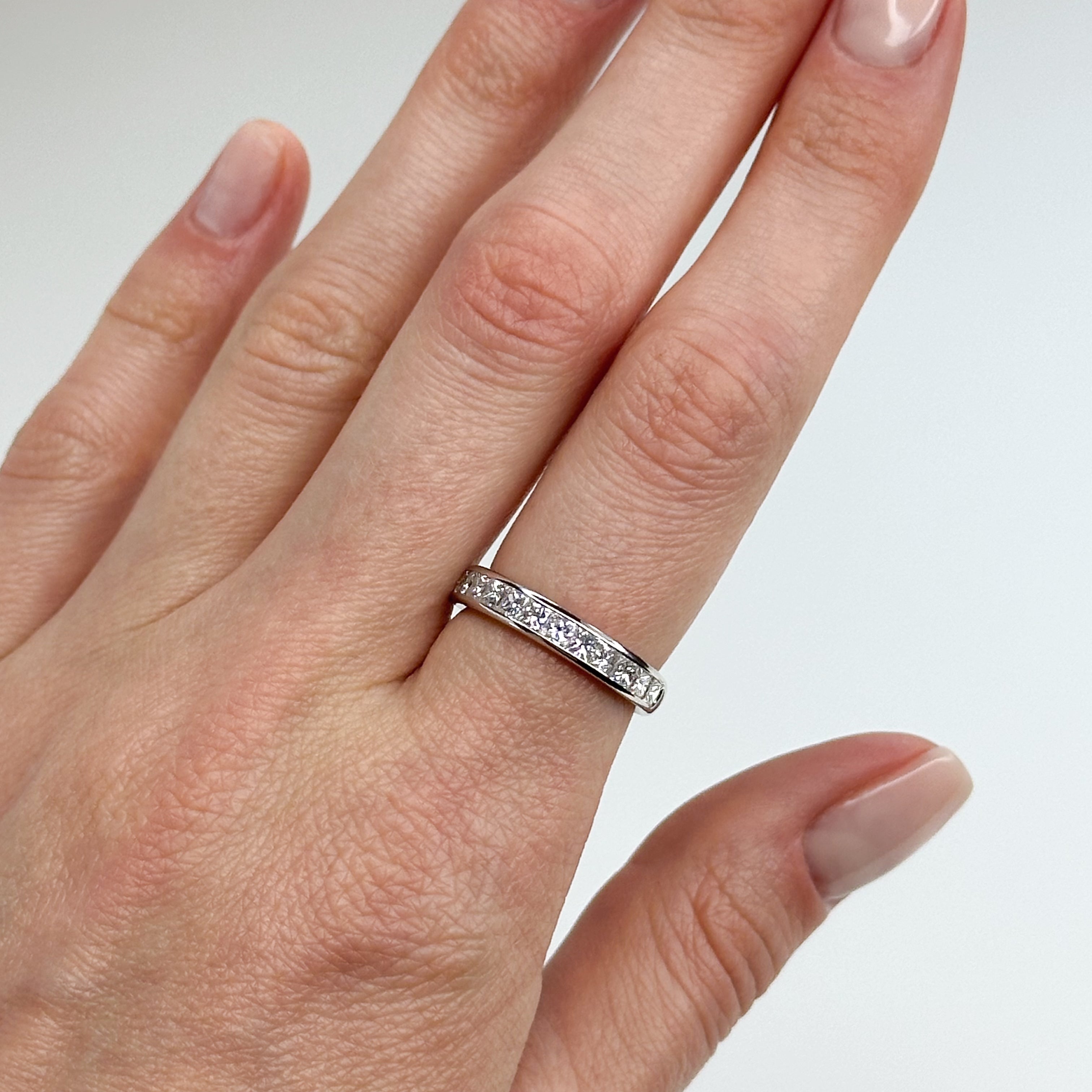 1.35ct Princess Cut Diamond Eternity Ring