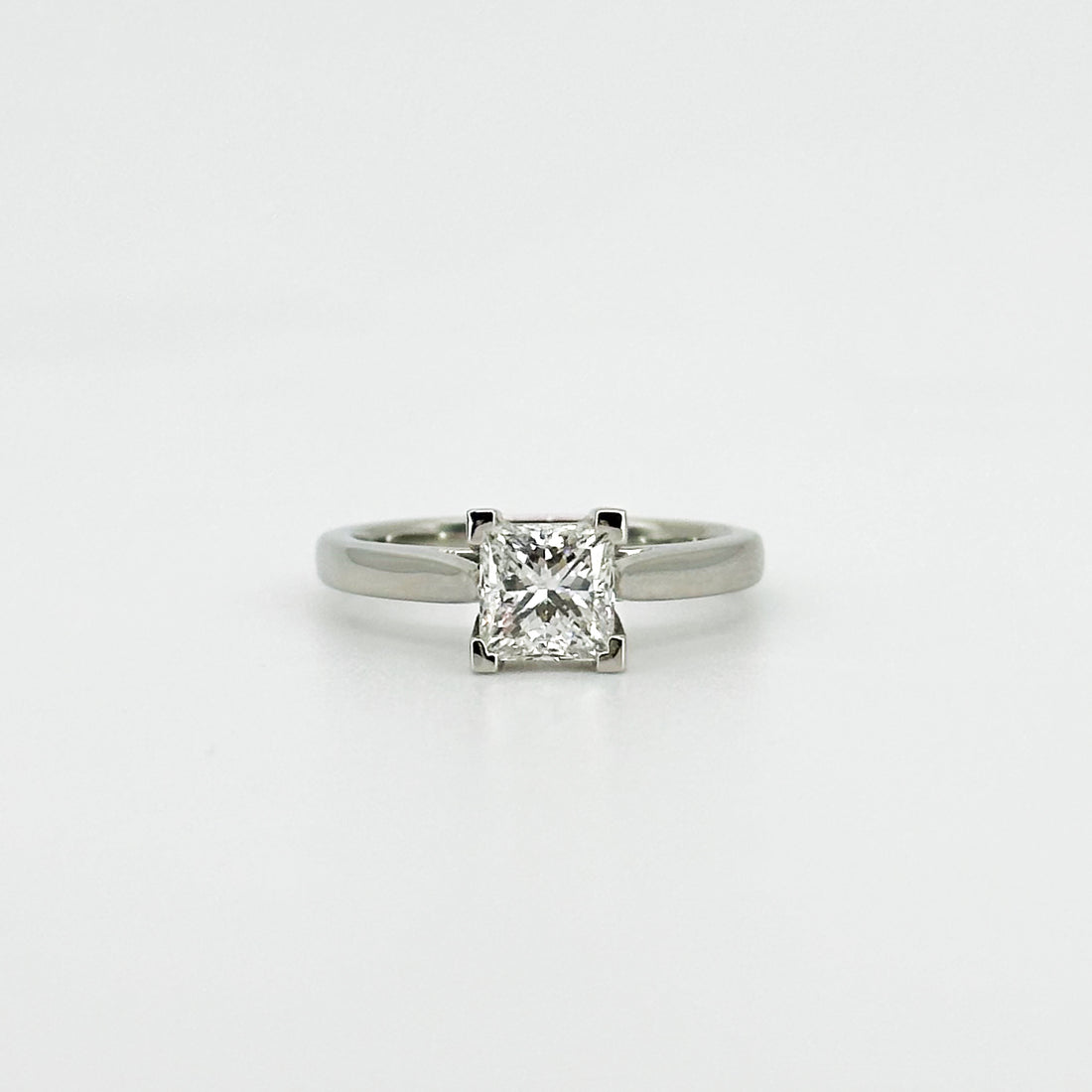 1.02ct GIA Princess Cut Diamond Ring