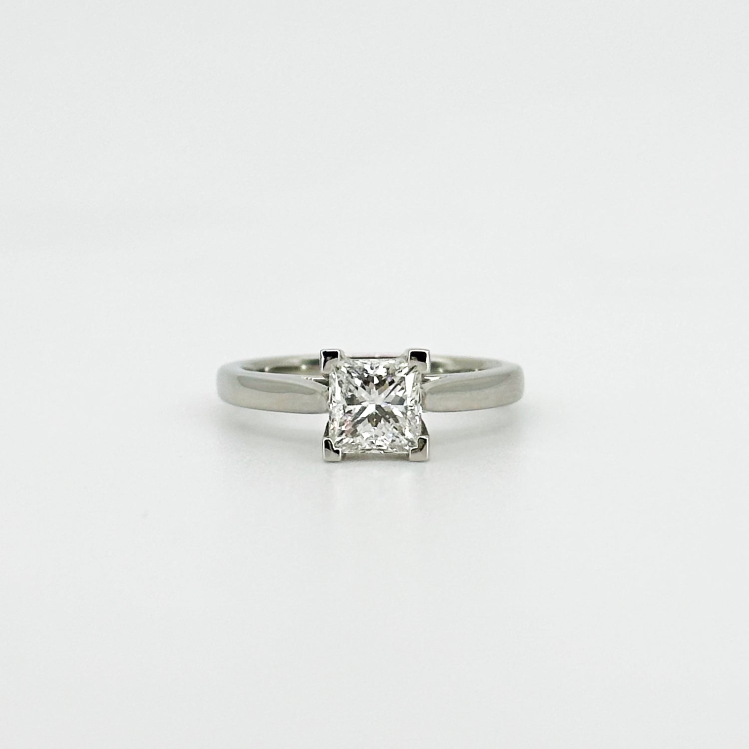 1.02ct GIA Princess Cut Diamond Ring