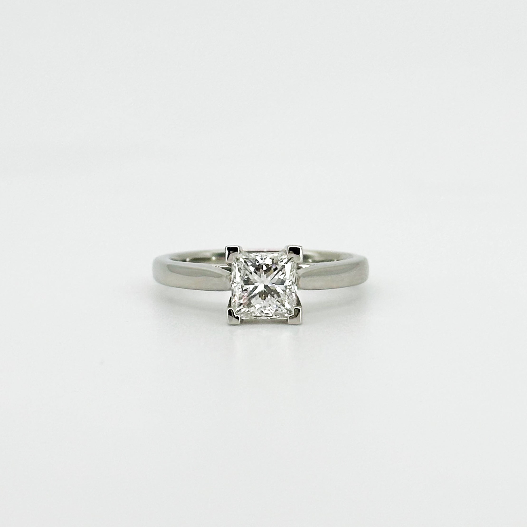 1.02ct GIA Princess Cut Diamond Ring