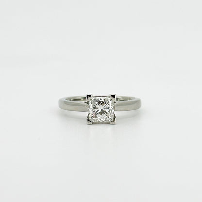 1.02ct GIA Princess Cut Diamond Ring