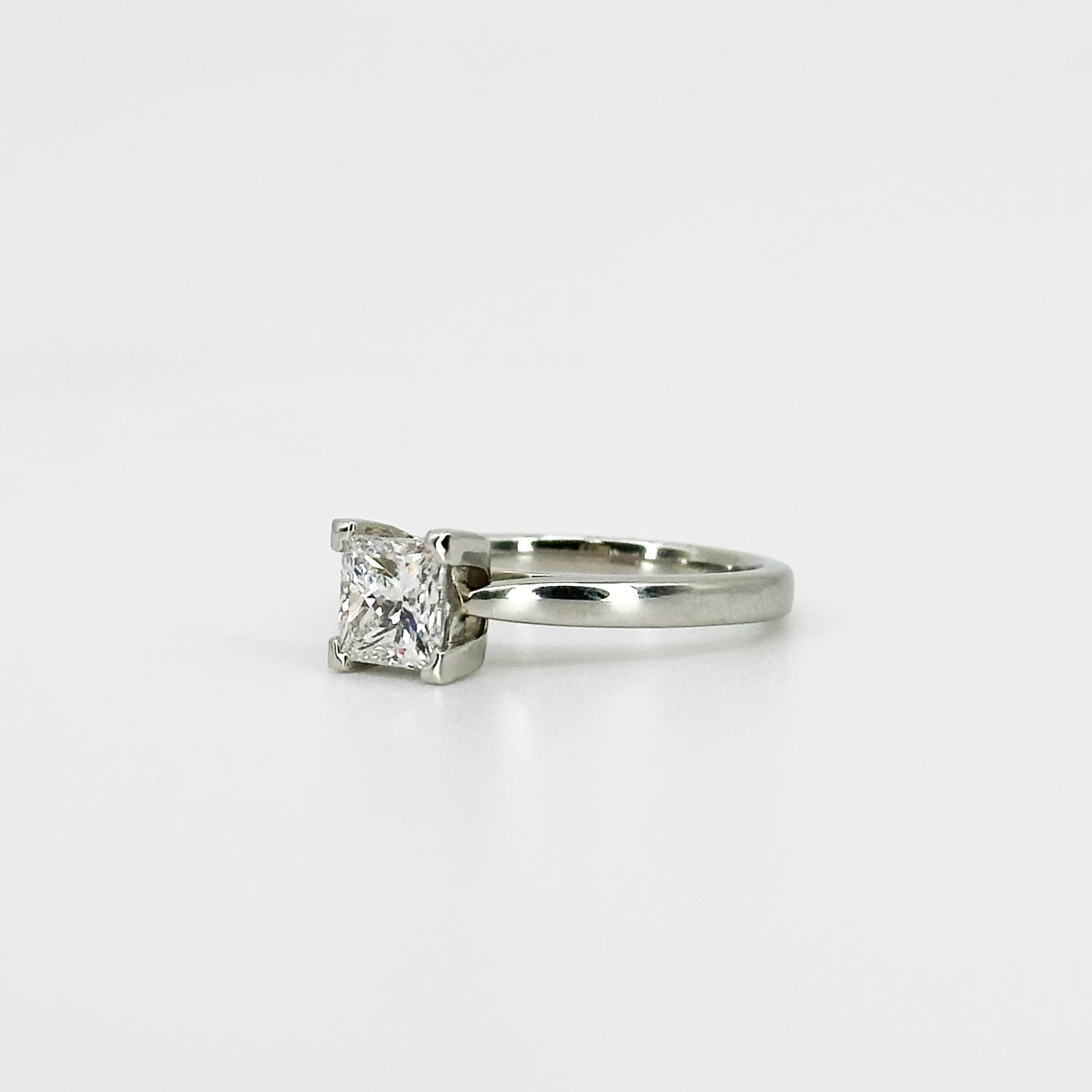 1.02ct GIA Princess Cut Diamond Ring