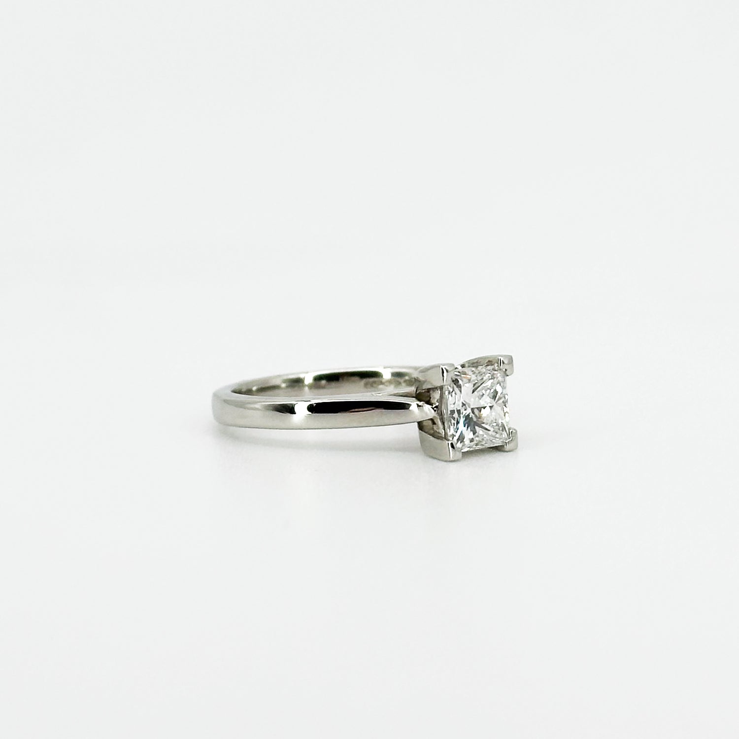 1.02ct GIA Princess Cut Diamond Ring