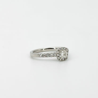 0.30ct GIA Cushion Cut Diamond Ring