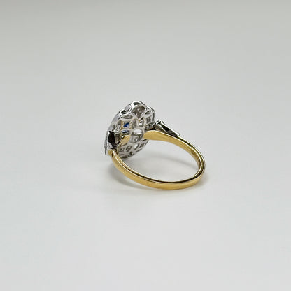 Gold Ring with Sapphire