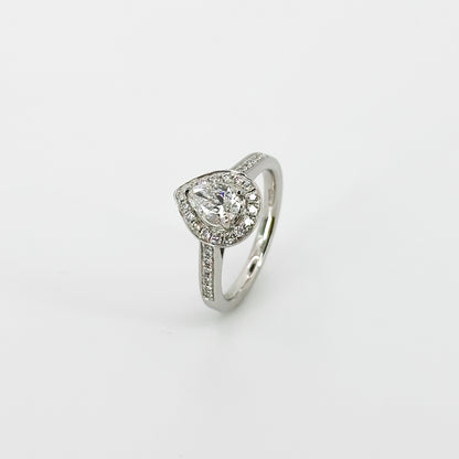 0.51ct Pear Shape GIA Diamond Ring