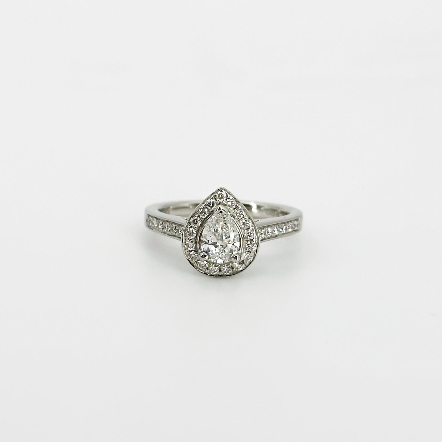 0.51ct Pear Shape GIA Diamond Ring