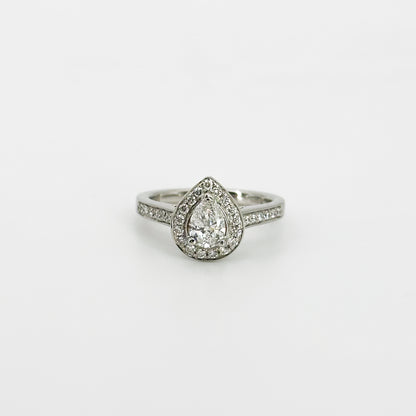 0.51ct Pear Shape GIA Diamond Ring