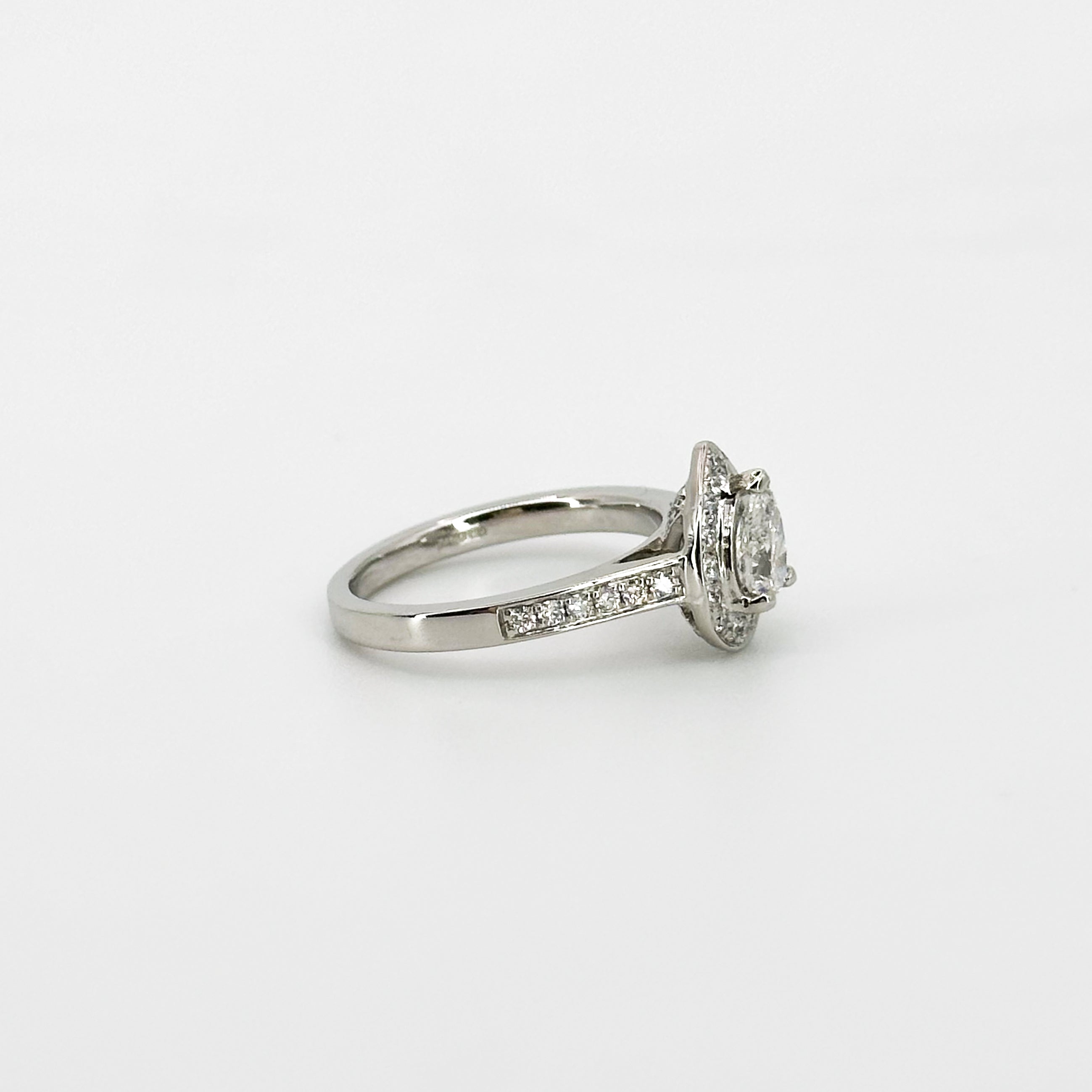 0.51ct Pear Shape GIA Diamond Ring