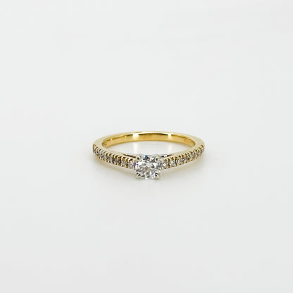 0.30ct GIA Diamond Engagement Ring in Yellow Gold