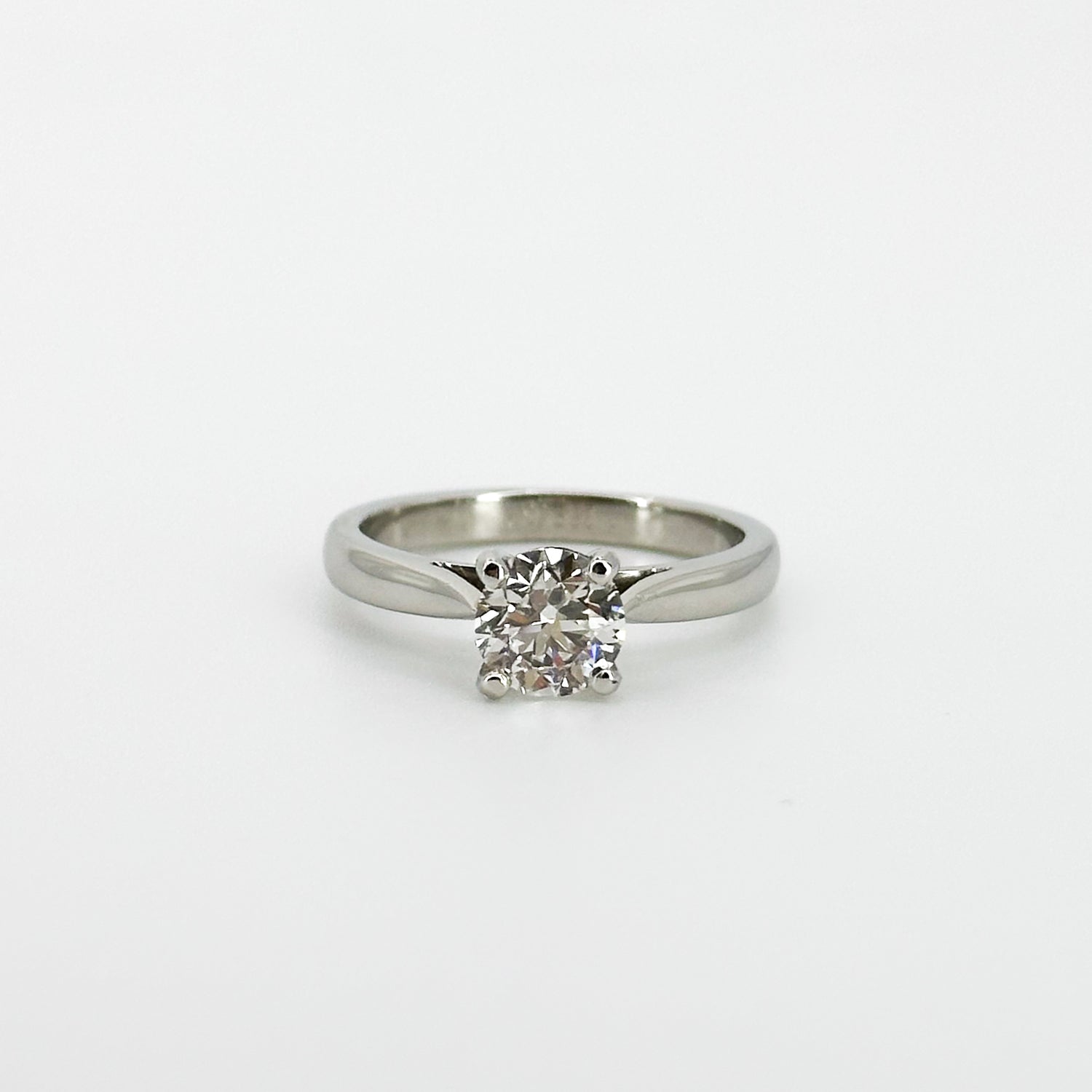 1.00ct Solitaire Diamond Ring in Platinum