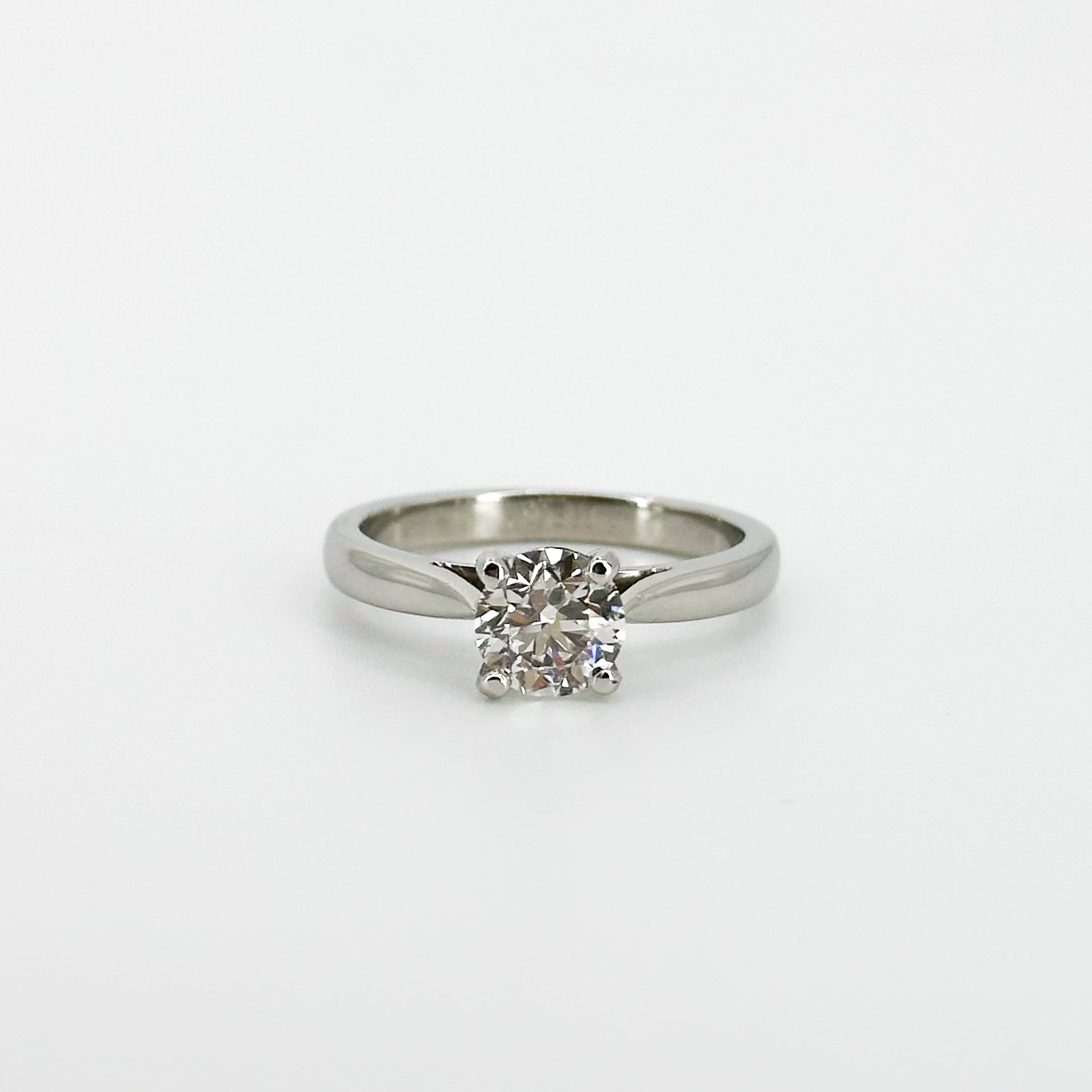 1.00ct Solitaire Diamond Ring in Platinum