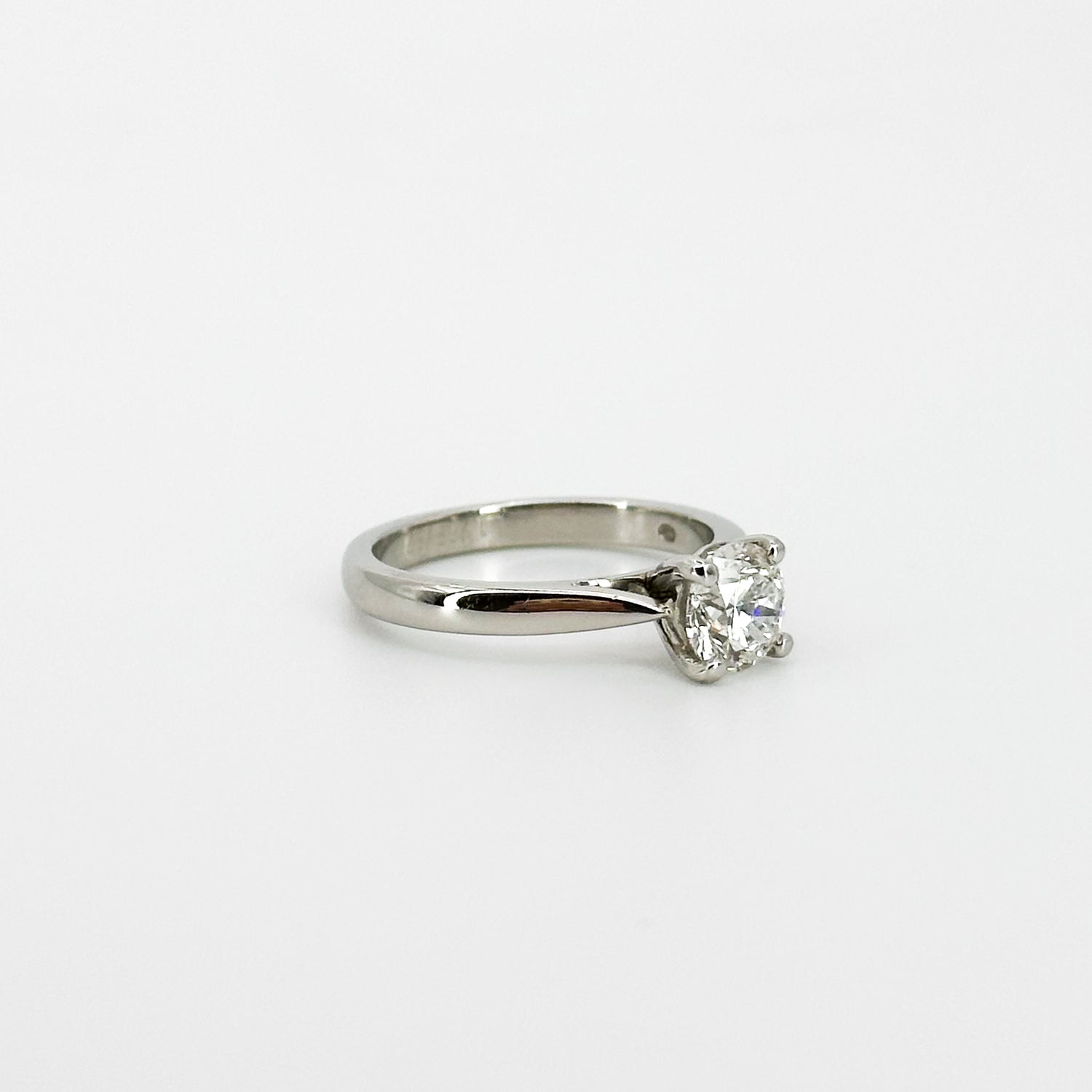 1.00ct Solitaire Diamond Ring in Platinum