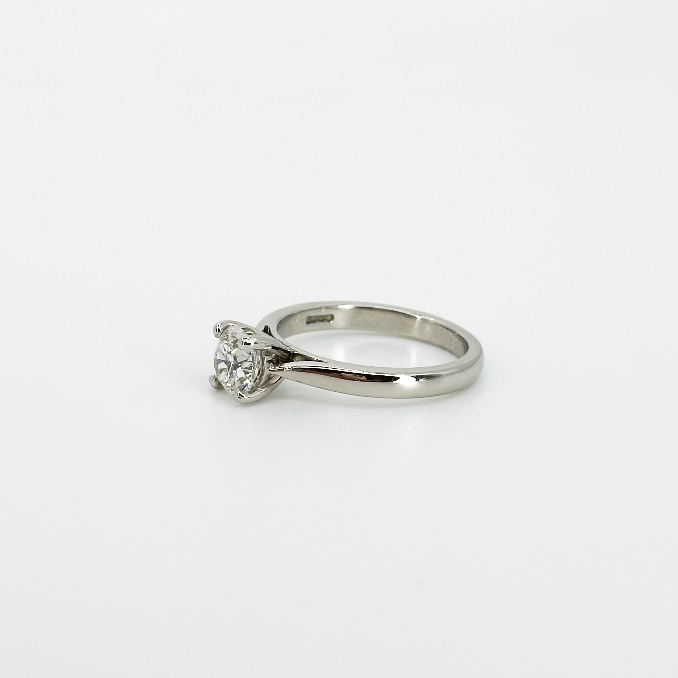 1.00ct Solitaire Diamond Ring in Platinum