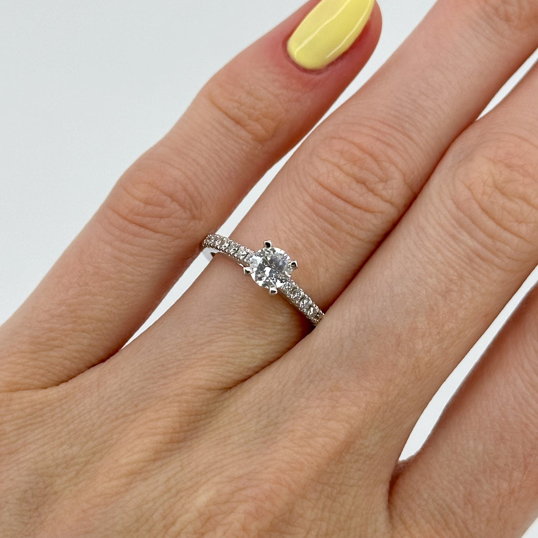 0.51ct Diamond Engagement Ring in Platinum