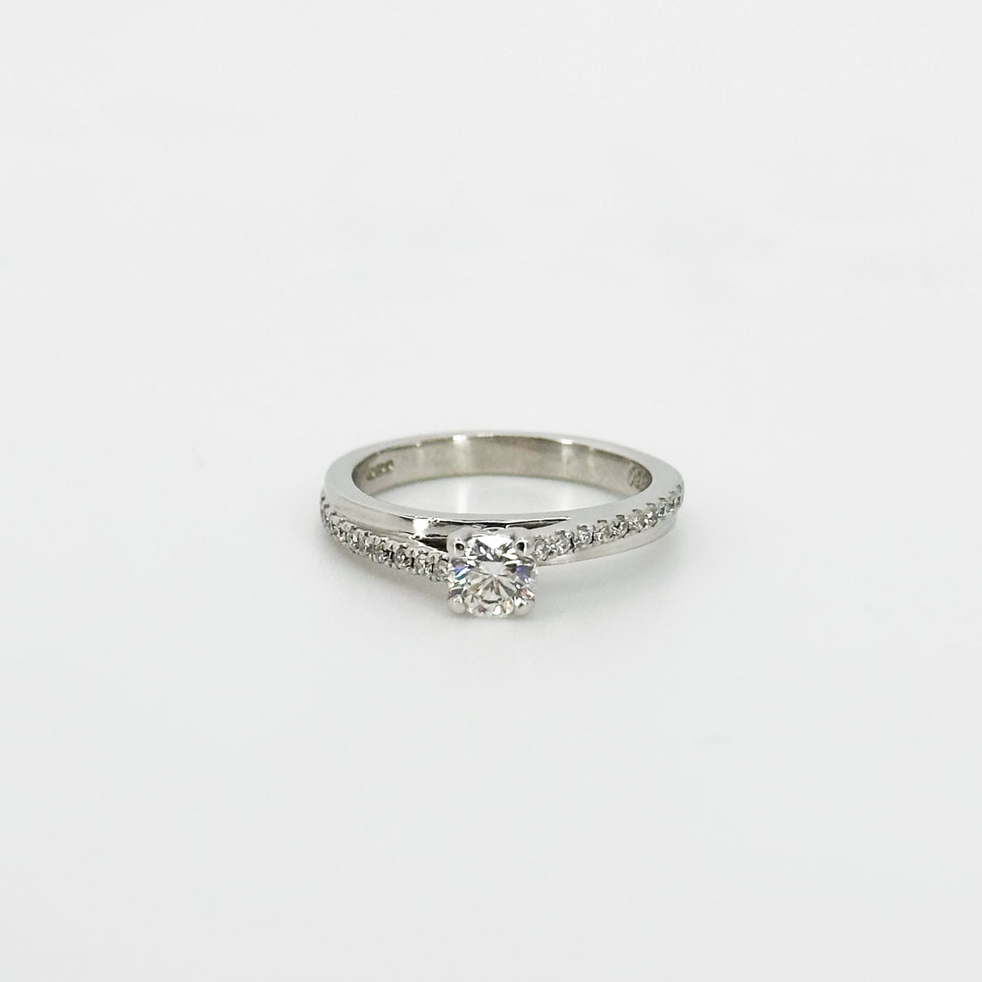 0.35ct Diamond Engagement Ring in White Gold