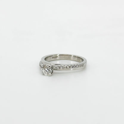 0.35ct Diamond Engagement Ring in White Gold