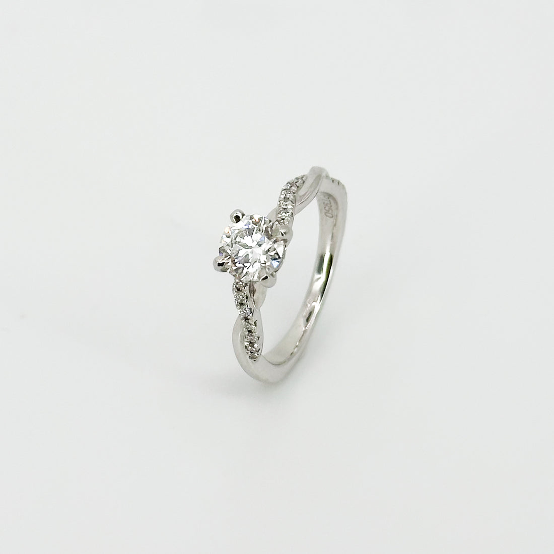 0.73ct GIA Diamond Engagement Ring in Platinum