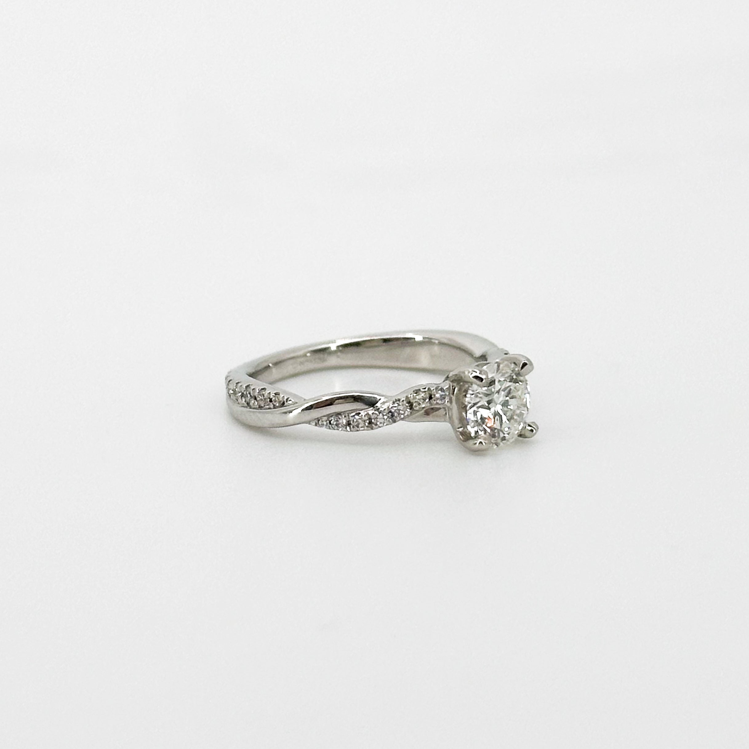 0.73ct GIA Diamond Engagement Ring in Platinum