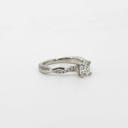 0.73ct GIA Diamond Engagement Ring in Platinum