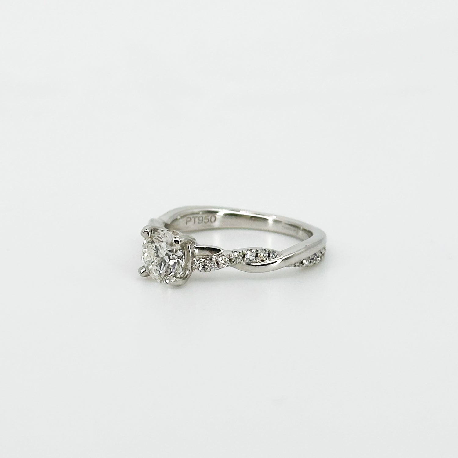 0.73ct GIA Diamond Engagement Ring in Platinum