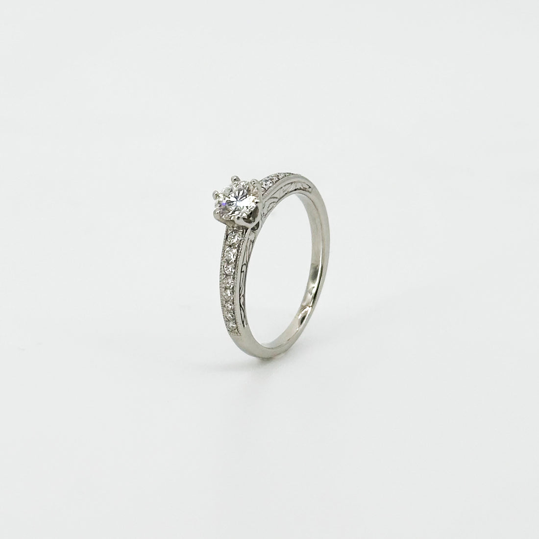 0.30ct GIA Diamond Engagement Ring in Platinum