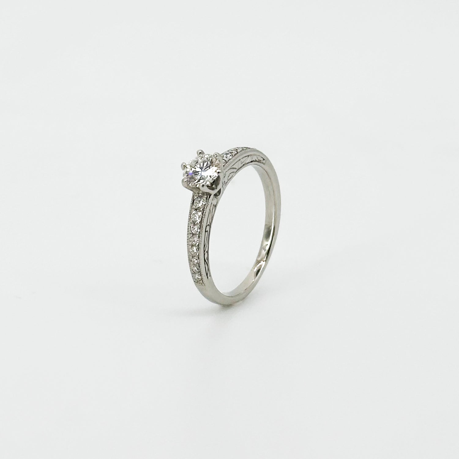 0.30ct GIA Diamond Engagement Ring in Platinum