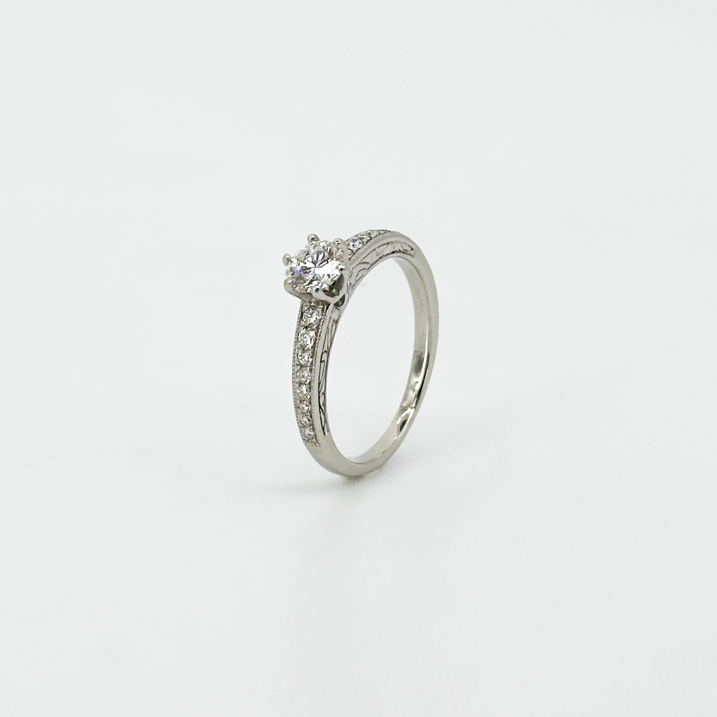 0.30ct GIA Diamond Engagement Ring in Platinum