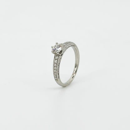 0.30ct GIA Diamond Engagement Ring in Platinum