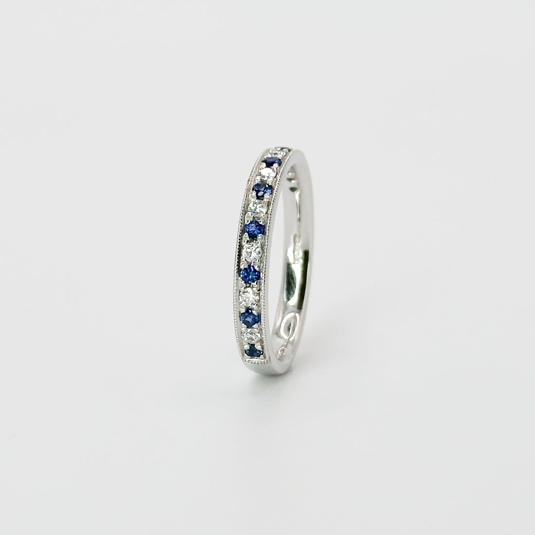 Diamond and Sapphire Eternity Ring