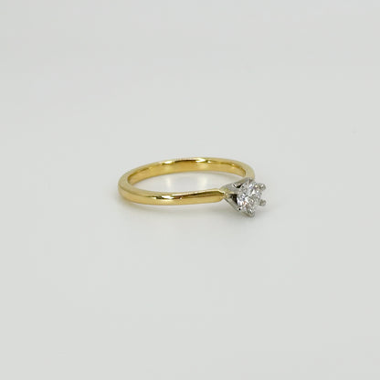 0.30ct D Colour Diamond Engagement Ring