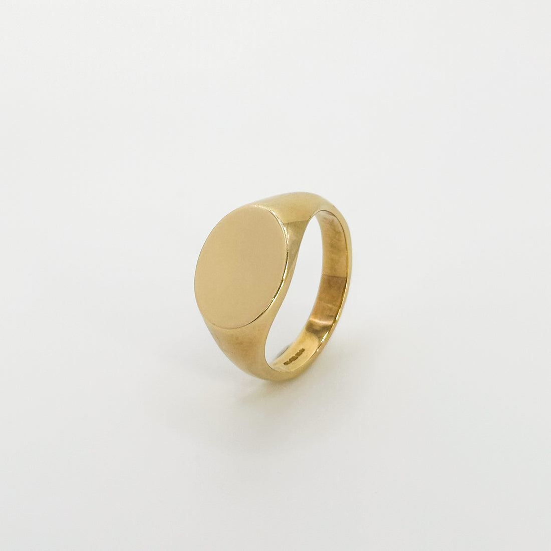Oval Cut Signet Ring