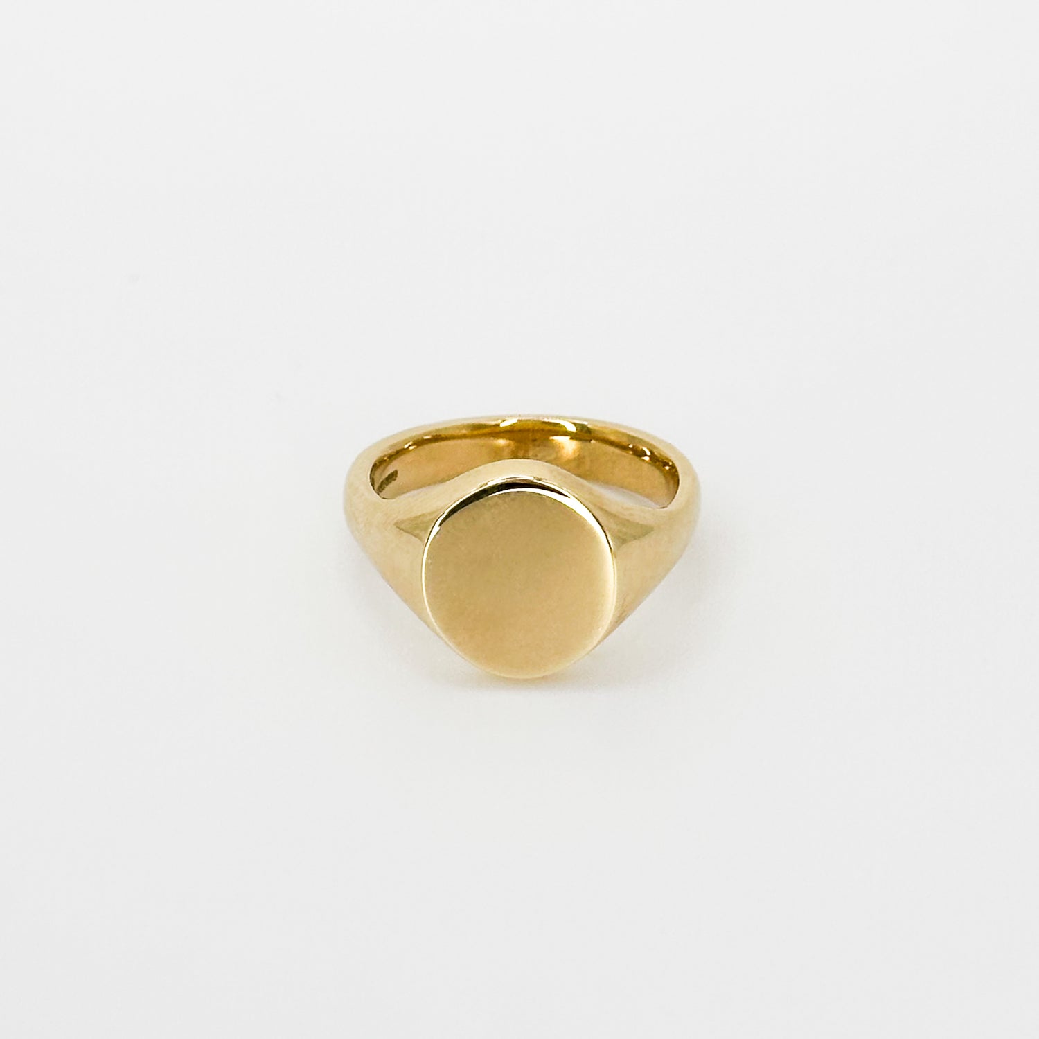 Oval Cut Signet Ring